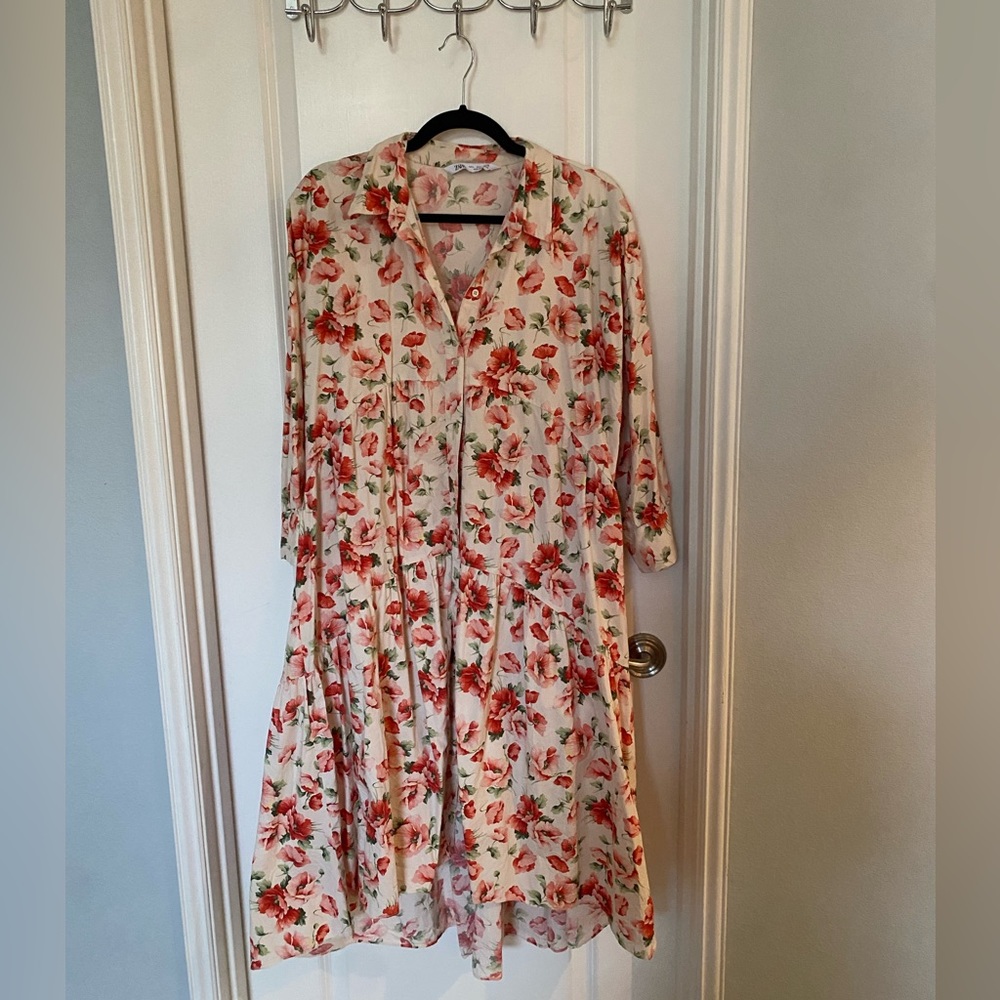 Zara Flowers Dress